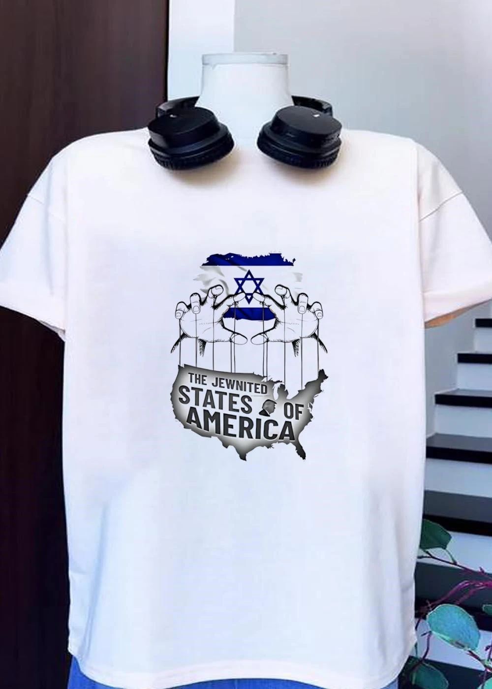 The Jewnited States of America - Adult & Kids T-Shirts, Sweatshirts & Hoodies apparel design preview 1