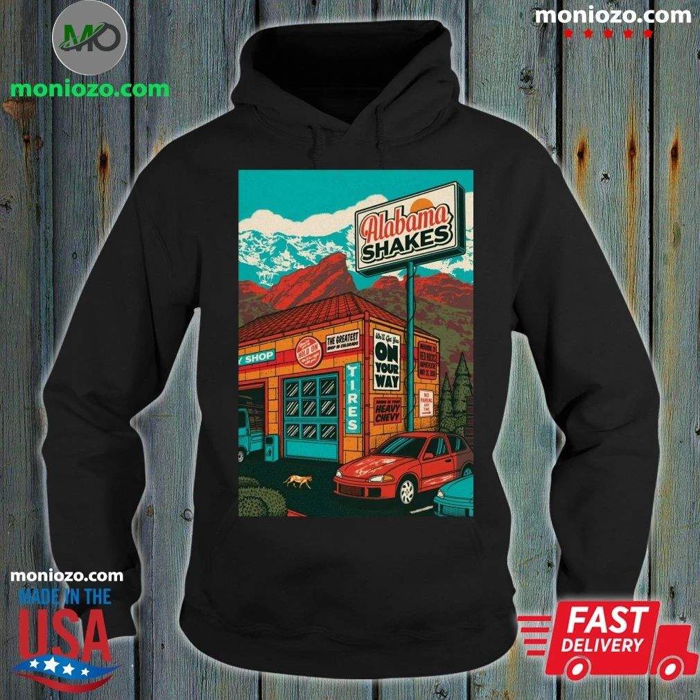 Alabama Shakes At Red Rocks Amphitheatre On May 25 - Adult & Kids T-Shirts, Sweatshirts & Hoodies apparel design preview 2