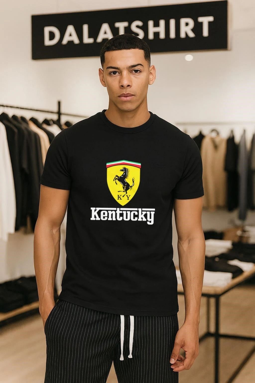 Kentucky Horsepower logo - Adult & Kids T-Shirts, Sweatshirts & Hoodies apparel design preview 1