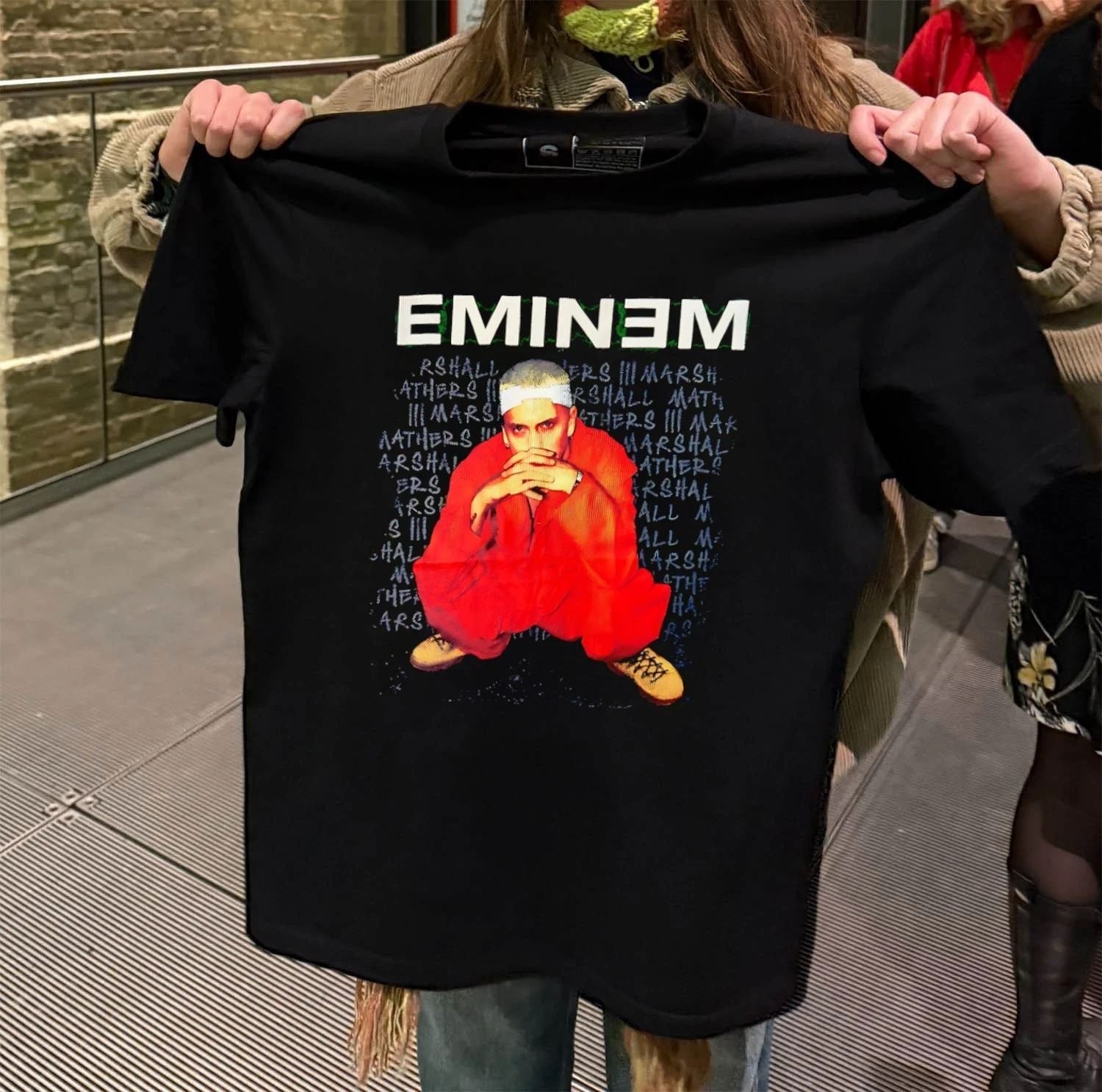 Eminem Marshall Mathers III Red Jumpsuit Album - Adult & Kids T-Shirts, Sweatshirts & Hoodies apparel design preview 2