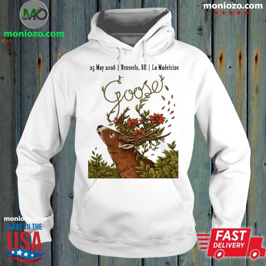 Goose The Band May 25 2026 Brussels, Belgium - Adult & Kids T-Shirts, Sweatshirts & Hoodies apparel design preview 2