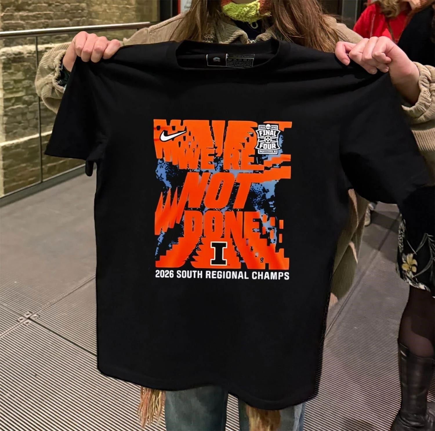 Illinois Fighting Illini Final Four Regional - Adult & Kids T-Shirts, Sweatshirts & Hoodies apparel design preview 2