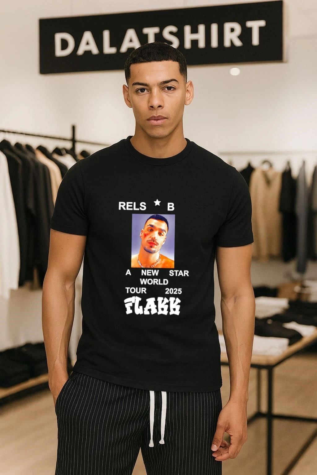 Rels B A New Star World Tour 2025 Flakk - Adult & Kids T-Shirts, Sweatshirts & Hoodies apparel design preview 1