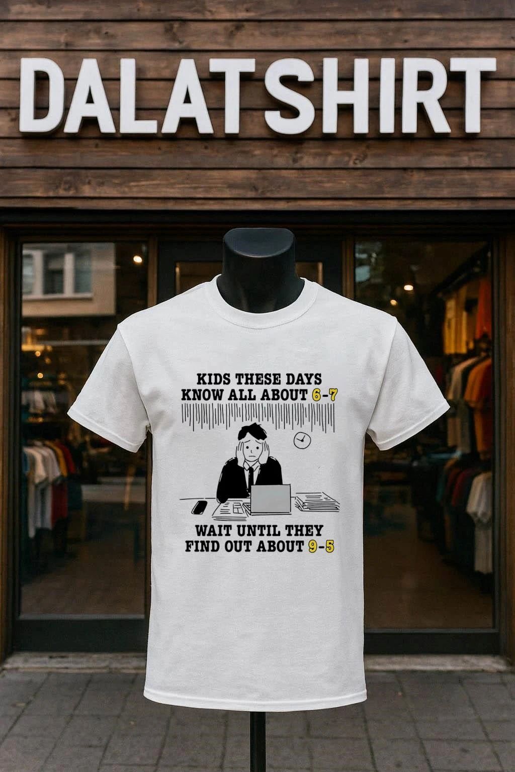 Kids These Days Know All About 6-7 Wait Until They - Adult & Kids T-Shirts, Sweatshirts & Hoodies apparel design preview 1