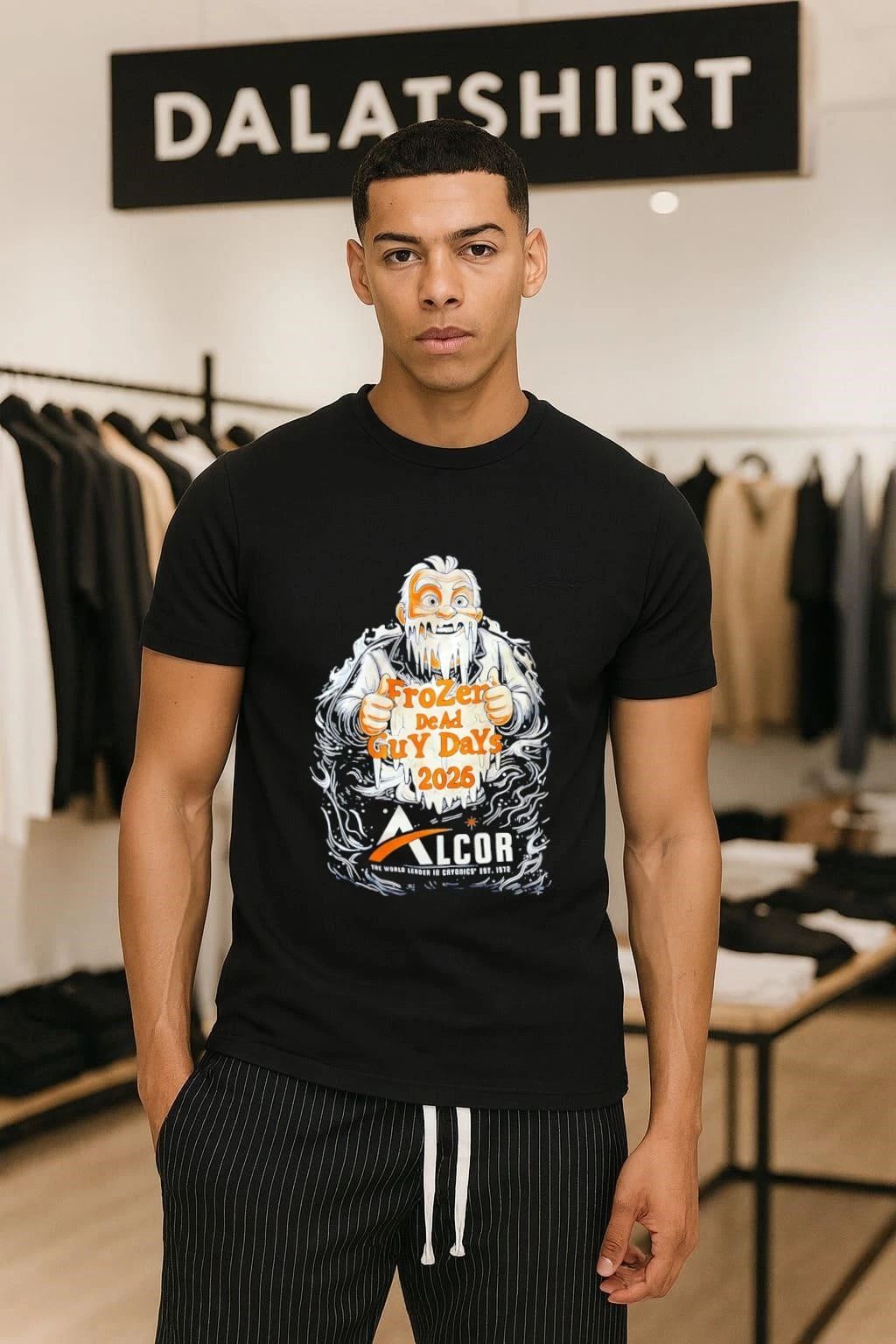 Frozen Dead Guy Days 2026 Alcor The World Leader In - Adult & Kids T-Shirts, Sweatshirts & Hoodies apparel design preview 1