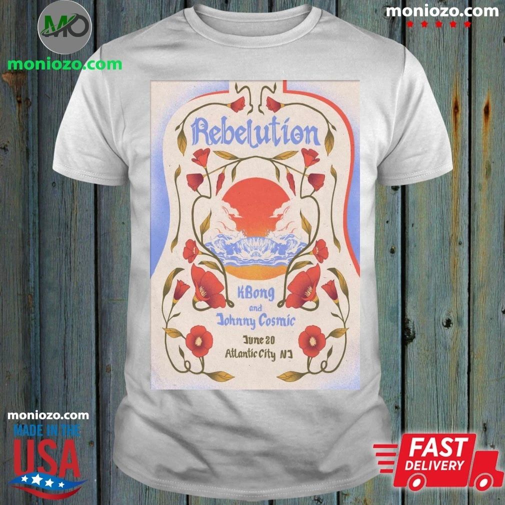 Rebelution In Atlantic City NJ On June 20 2026 Poster - Adult & Kids T-Shirts, Sweatshirts & Hoodies apparel design preview 1