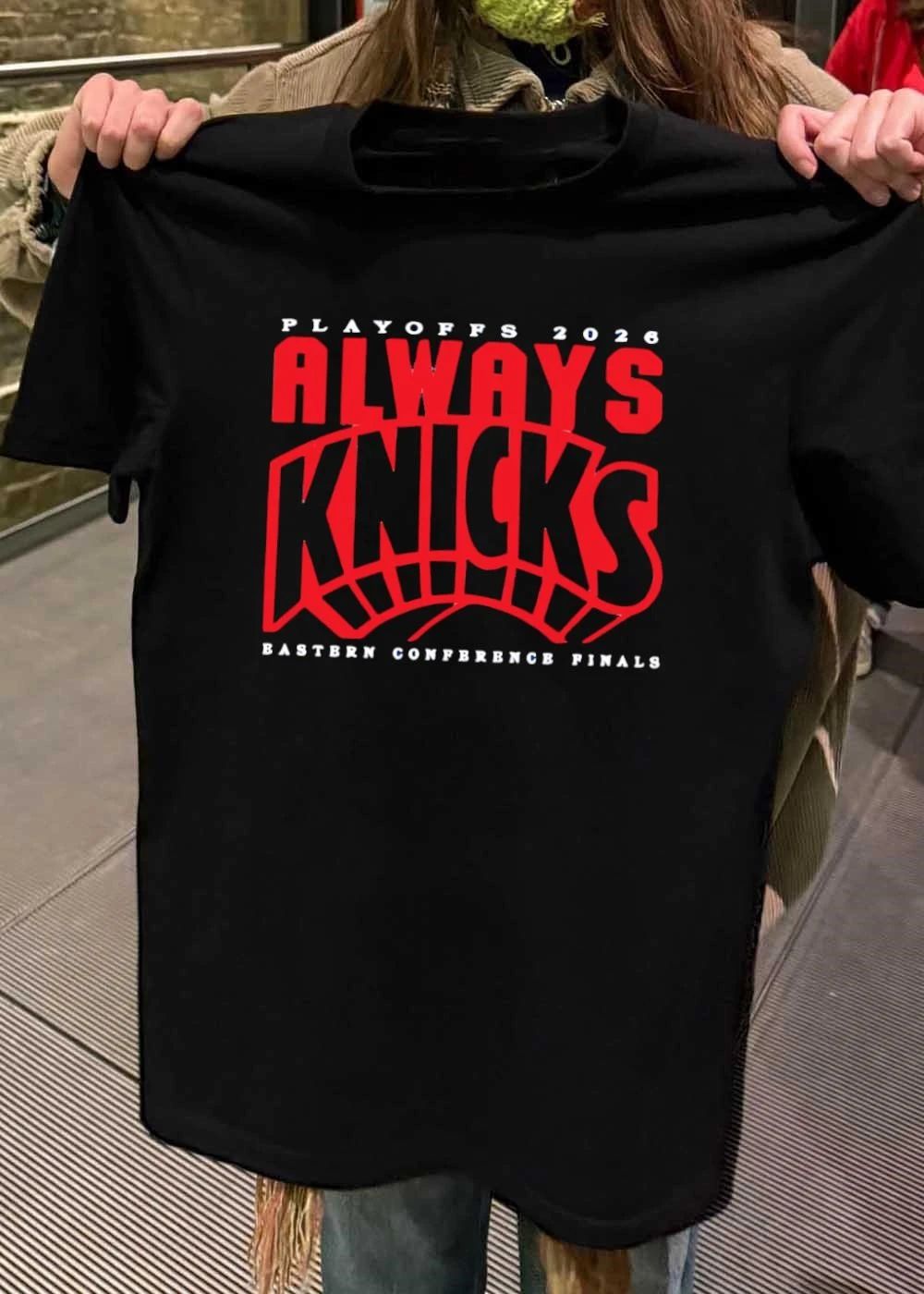 Playoffs 2026 Always Knicks Eastern Conference Finals - Adult & Kids T-Shirts, Sweatshirts & Hoodies apparel design preview 2