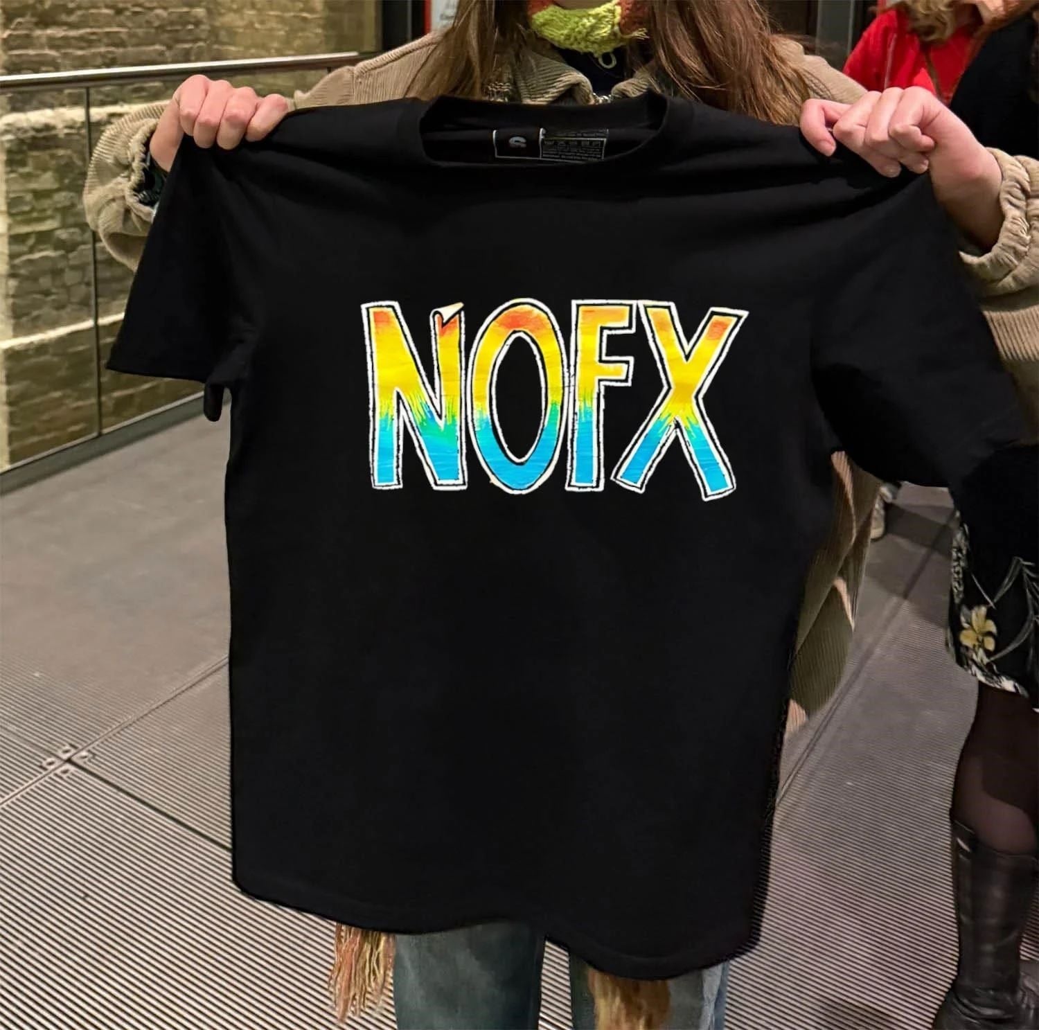 Nofx Gradient Tie-Dye Band Logo - Adult & Kids T-Shirts, Sweatshirts & Hoodies apparel design preview 2