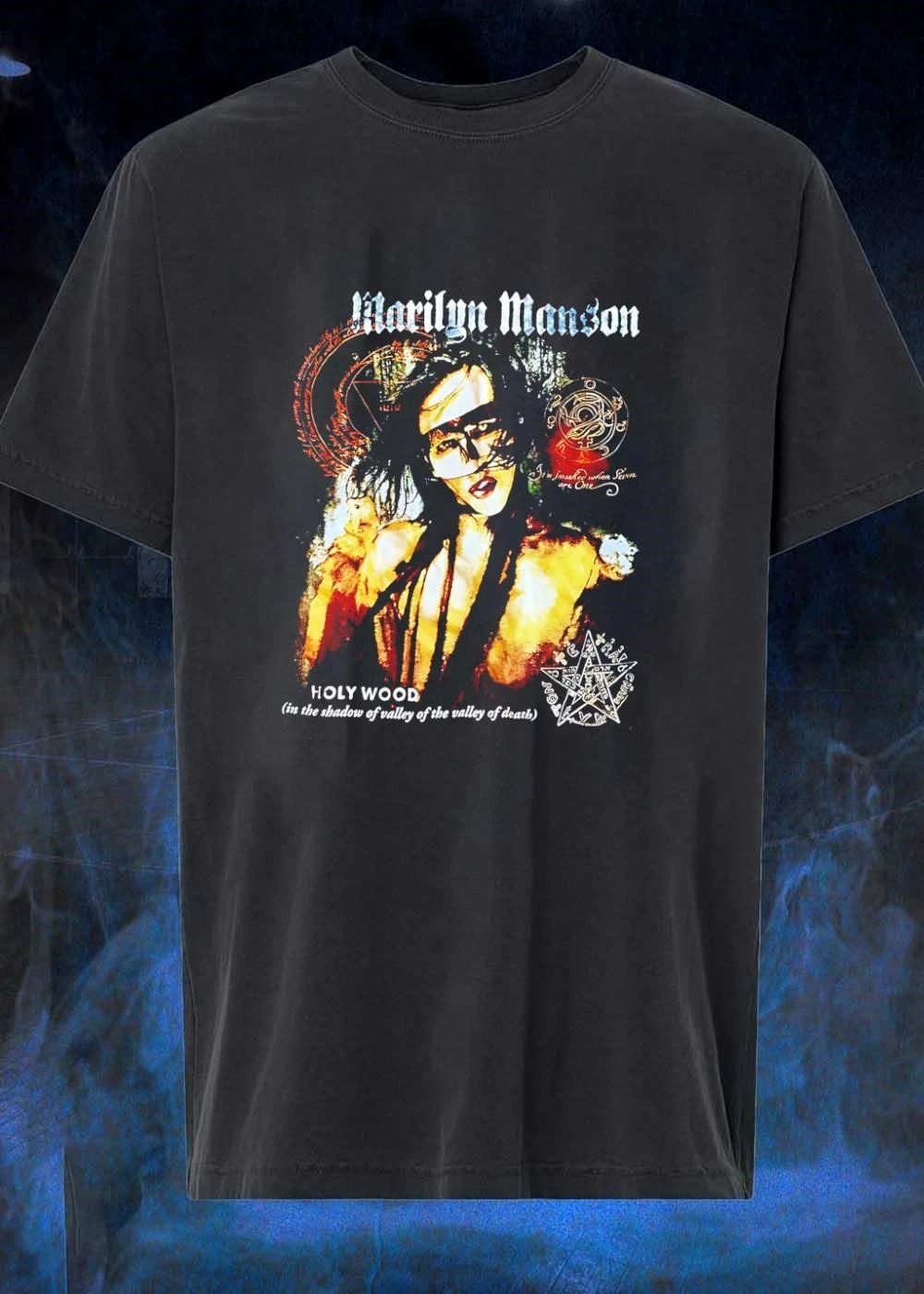 Marilyn Manson Holy Wood Valley Of Death Album - Adult & Kids T-Shirts, Sweatshirts & Hoodies apparel design preview 1