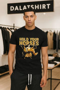 Hold Your Horses retro - Adult & Kids T-Shirts, Sweatshirts & Hoodies apparel design preview 1