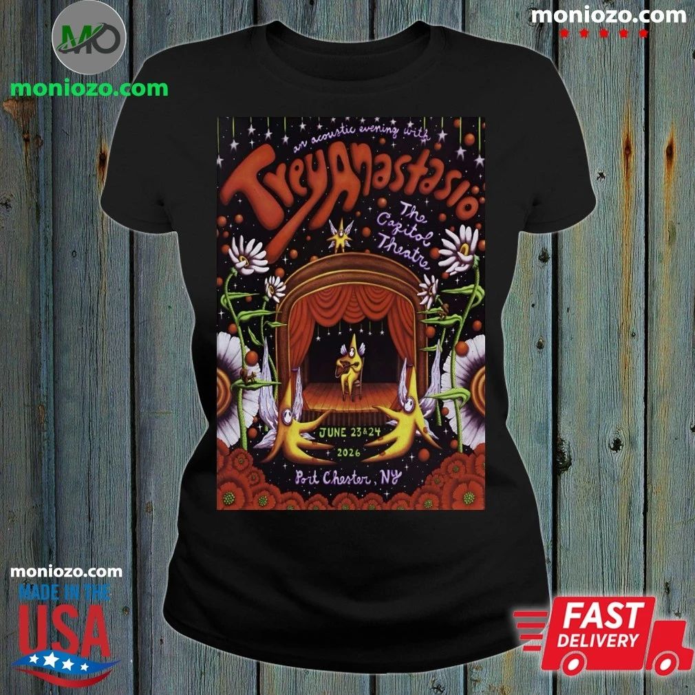 Original Trey Anastasio In Port Chester NY On June - Adult & Kids T-Shirts, Sweatshirts & Hoodies apparel design preview 1