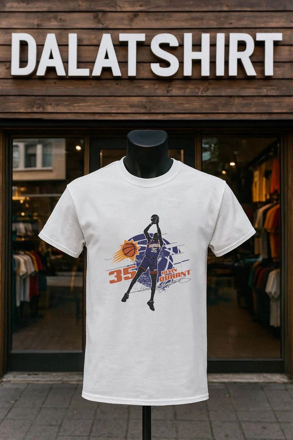 Kevin Durant Phoenix Suns Silhouette - Adult & Kids T-Shirts, Sweatshirts & Hoodies apparel design preview 1