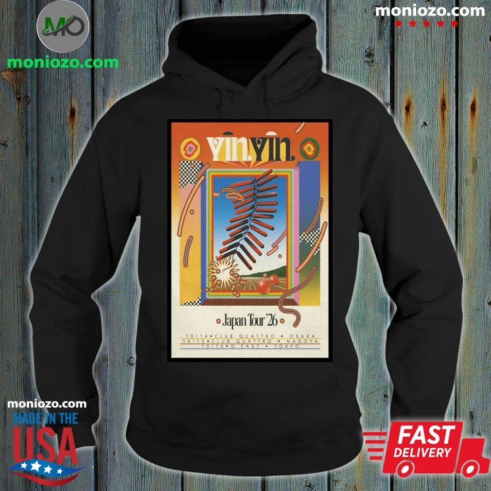 Original YinYin Japan Tour 2026 Poster - Adult & Kids T-Shirts, Sweatshirts & Hoodies apparel design preview 2