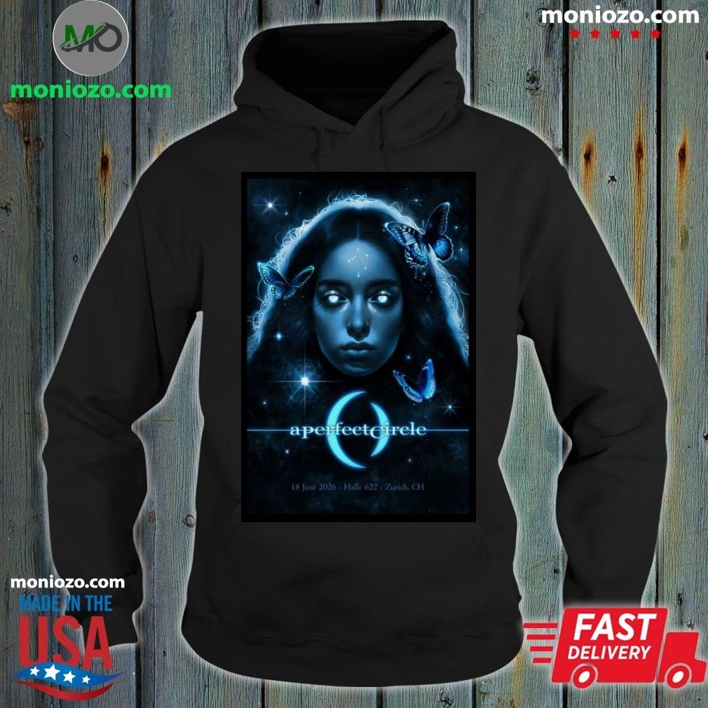 Original Event A Perfect Circle 18 06 2026 Zurich - Adult & Kids T-Shirts, Sweatshirts & Hoodies apparel design preview 2