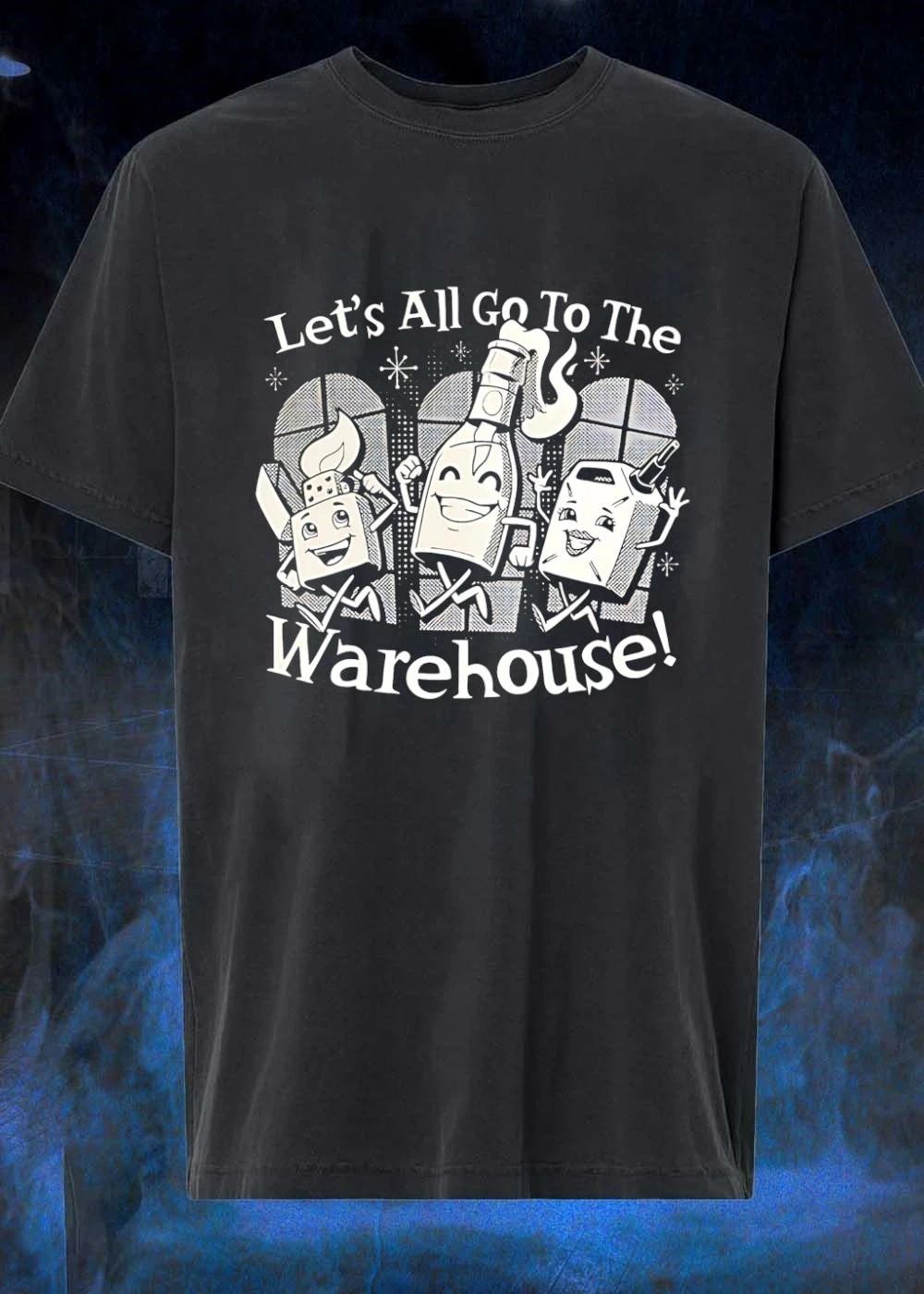 Let's All Go To The Warehouse Molotov Lighter - Adult & Kids T-Shirts, Sweatshirts & Hoodies apparel design preview 1