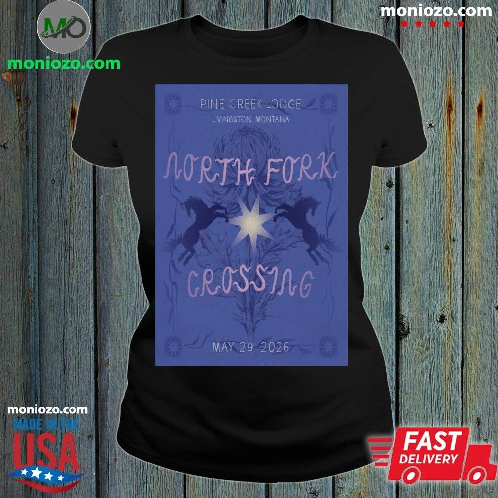 North Fork Crossing Livingston Pine Creek Lodge - Adult & Kids T-Shirts, Sweatshirts & Hoodies apparel design preview 1