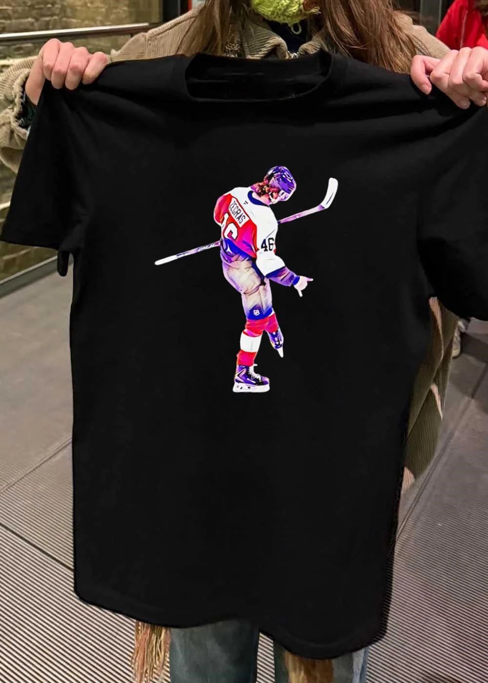 Trevor Zegras 46 Anaheim Ducks Ice Hockey - Adult & Kids T-Shirts, Sweatshirts & Hoodies apparel design preview 2