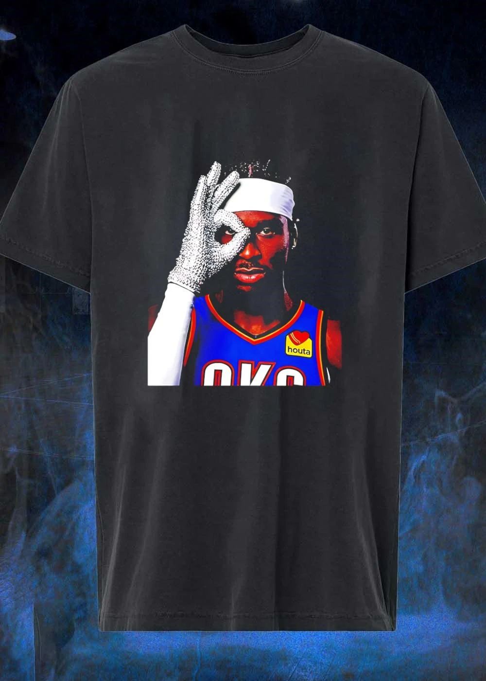 Shai Gilgeous-Alexander OKC Thunder OK Gesture - Adult & Kids T-Shirts, Sweatshirts & Hoodies apparel design preview 1