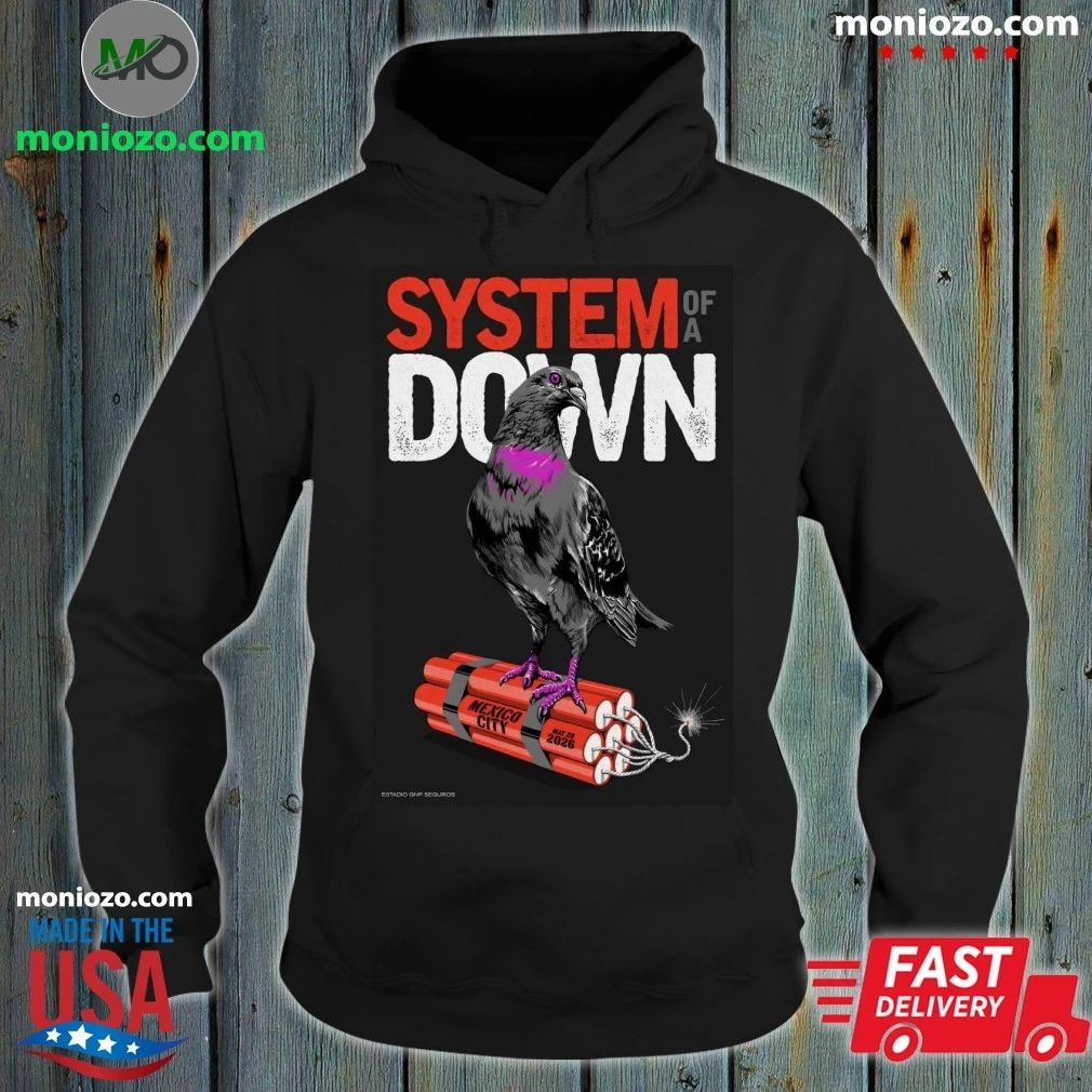 System Of A Down May 27-28 2026 Ciudad De Mexico - Adult & Kids T-Shirts, Sweatshirts & Hoodies apparel design preview 2