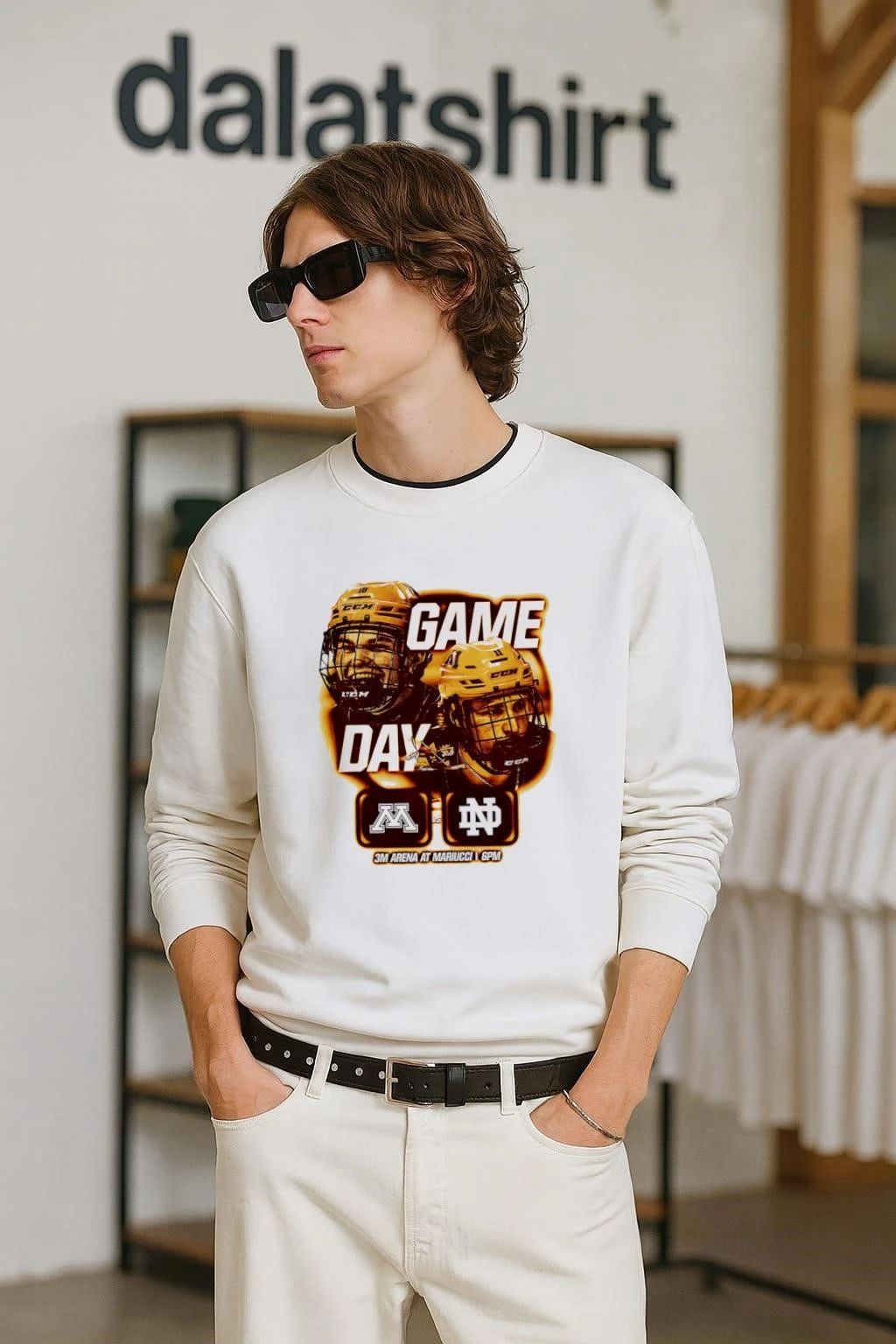 Gophers vs Irish game day - Adult & Kids T-Shirts, Sweatshirts & Hoodies apparel design preview 2