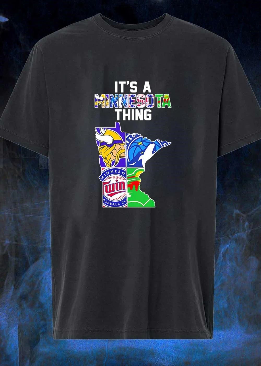 It's A Minnesota Thing Vikings Timberwolves Twins - Adult & Kids T-Shirts, Sweatshirts & Hoodies apparel design preview 1