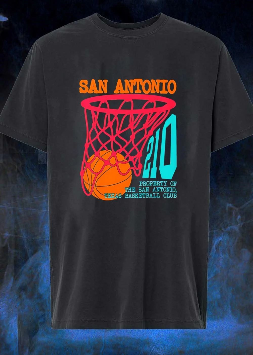 San Antonio Basketball 210 Property Of The Texas Club - Adult & Kids T-Shirts, Sweatshirts & Hoodies apparel design preview 1