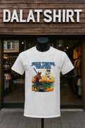 Jesus Throws Heaters Pitching Baseball Against Devil - Adult & Kids T-Shirts, Sweatshirts & Hoodies apparel design preview 1