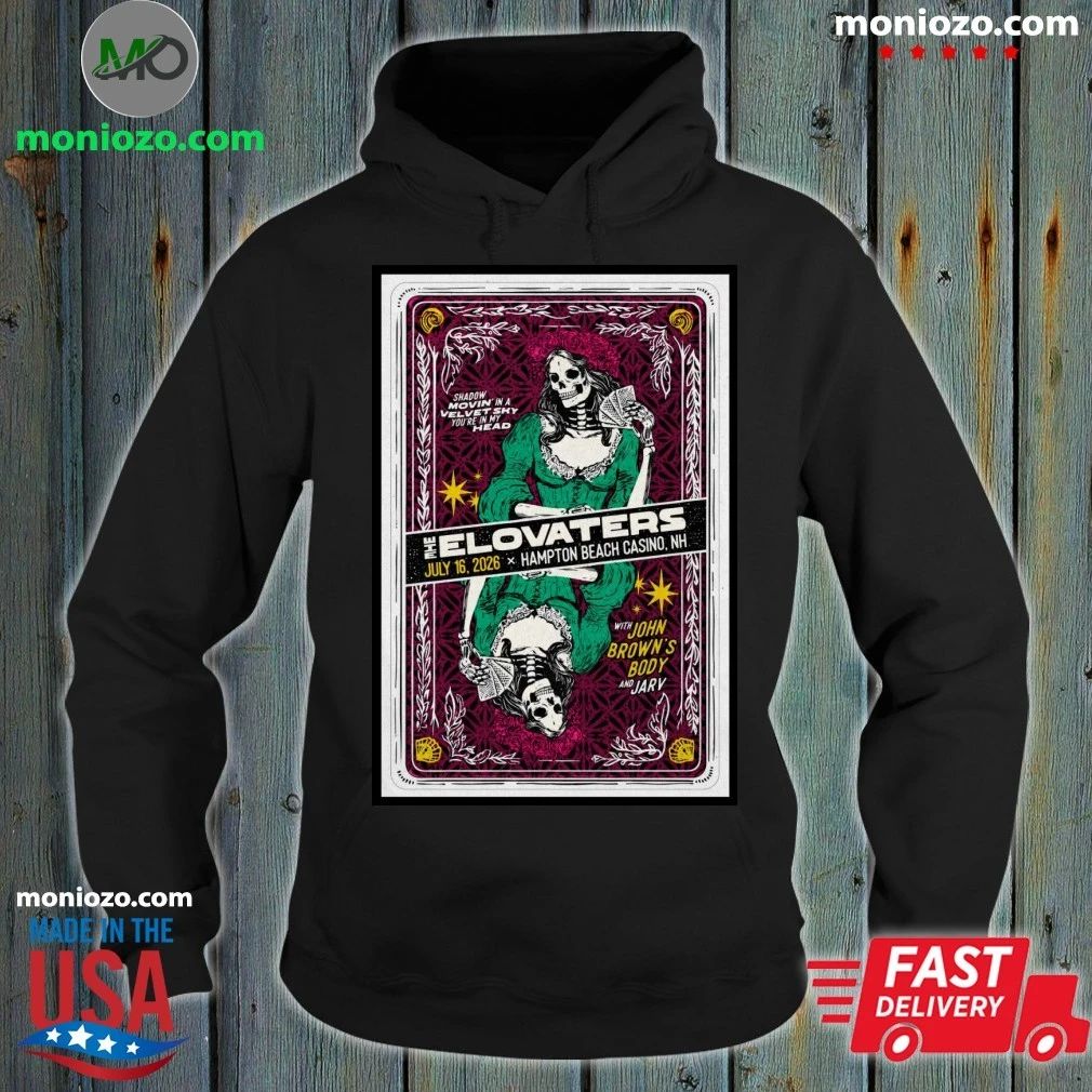The Elovaters In Hampton Beach NH On July 16 2026 - Adult & Kids T-Shirts, Sweatshirts & Hoodies apparel design preview 2