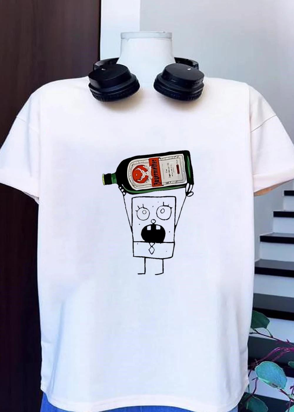 Doodlebob Jagermeister - Adult & Kids T-Shirts, Sweatshirts & Hoodies apparel design preview 1