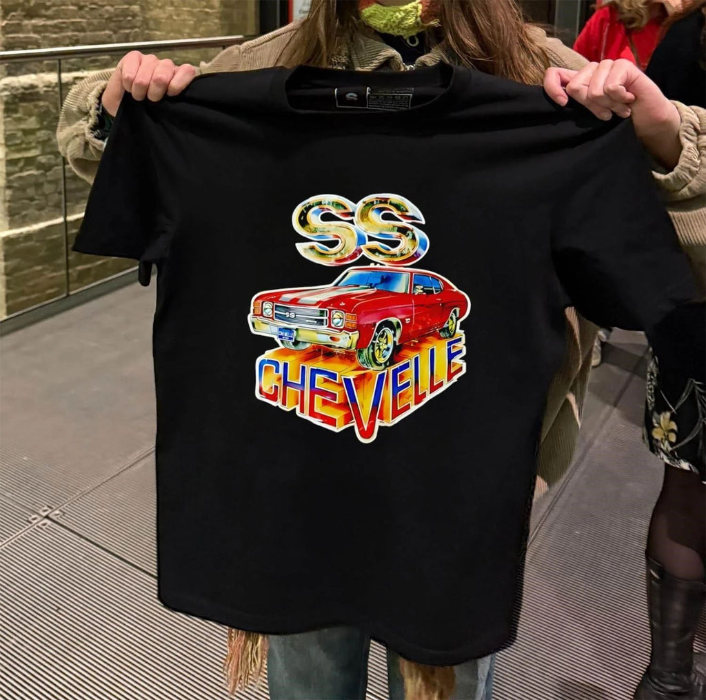 Chevelle SS car - Adult & Kids T-Shirts, Sweatshirts & Hoodies apparel design preview 2