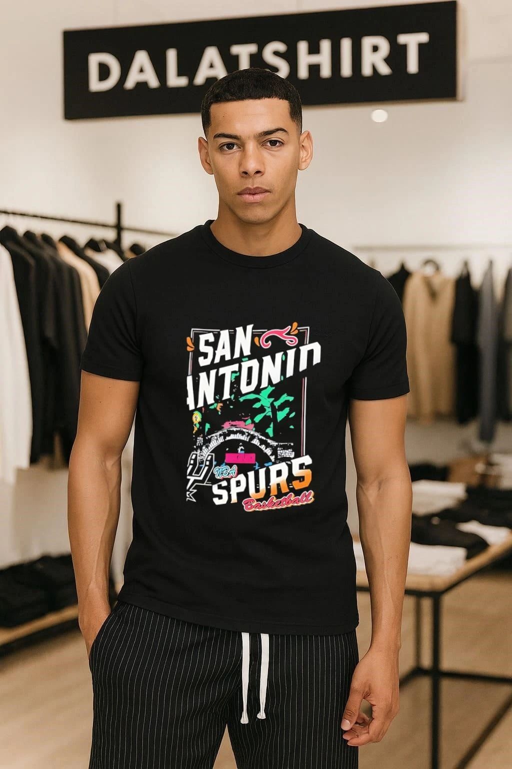 San Antonio Spurs NBA basketball Playoffs 2026 - Adult & Kids T-Shirts, Sweatshirts & Hoodies apparel design preview 1