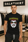 Danhausen Cursed! Mineral Wash Face - Adult & Kids T-Shirts, Sweatshirts & Hoodies apparel design preview 1