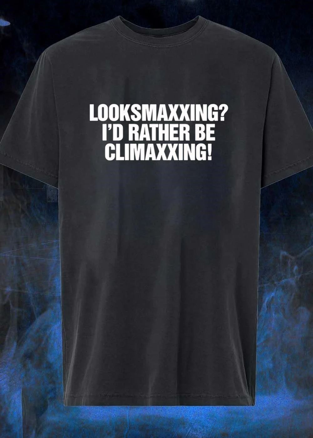 Looksmaxxing I Would Rather Be Climaxxing - Adult & Kids T-Shirts, Sweatshirts & Hoodies apparel design preview 1