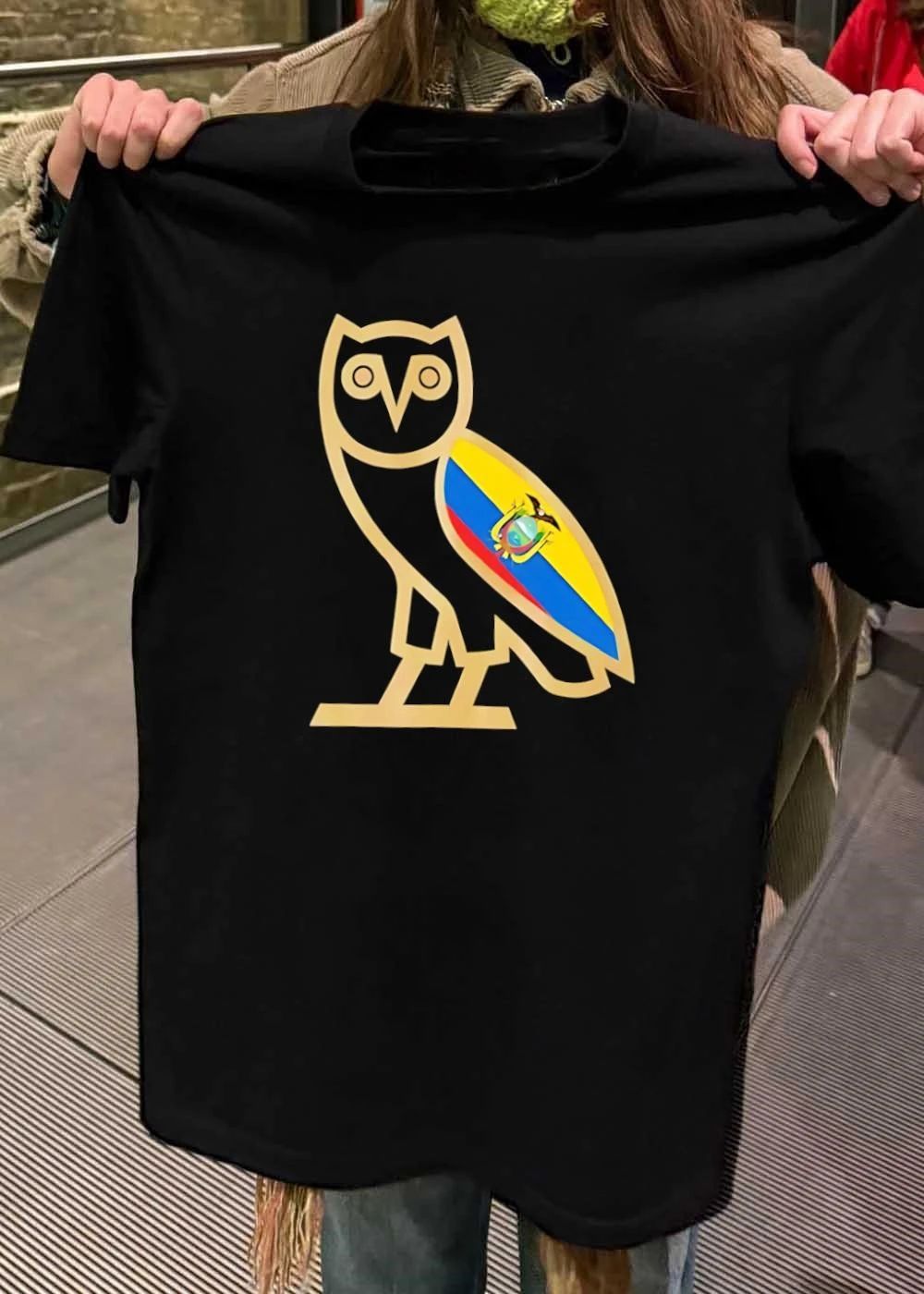 OVO Owl Ecuador Flag - Adult & Kids T-Shirts, Sweatshirts & Hoodies apparel design preview 2