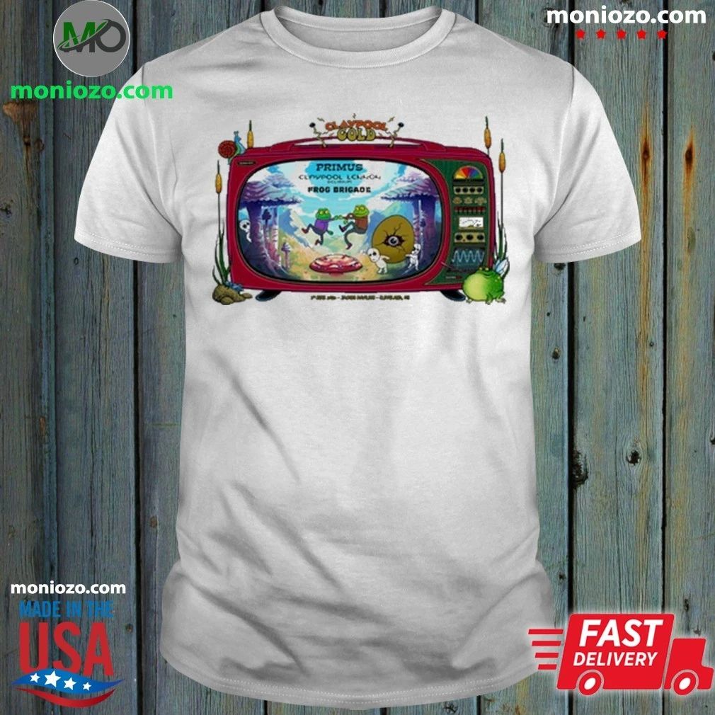 Primus Claypool Gold Tour In Cleveland OH On June 2 - Adult & Kids T-Shirts, Sweatshirts & Hoodies apparel design preview 1