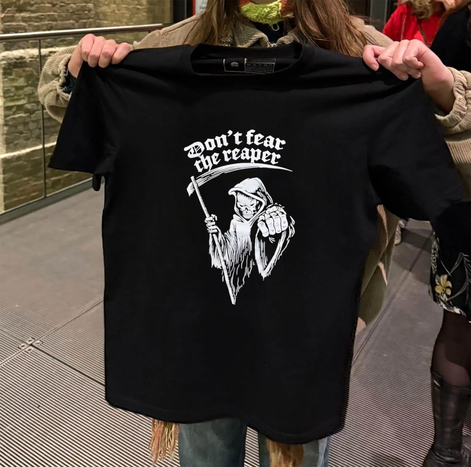 Don't fear the reaper Death - Adult & Kids T-Shirts, Sweatshirts & Hoodies apparel design preview 2