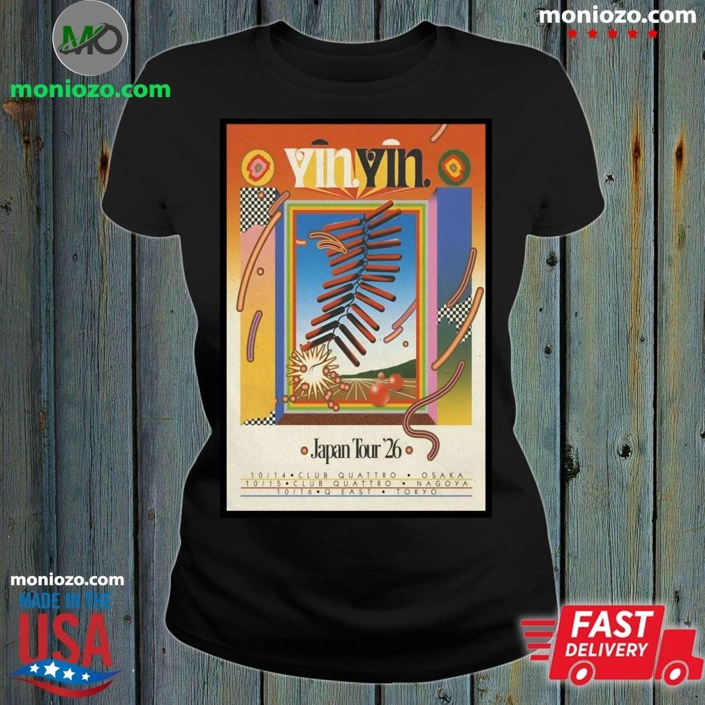 Original YinYin Japan Tour 2026 Poster - Adult & Kids T-Shirts, Sweatshirts & Hoodies apparel design preview 1