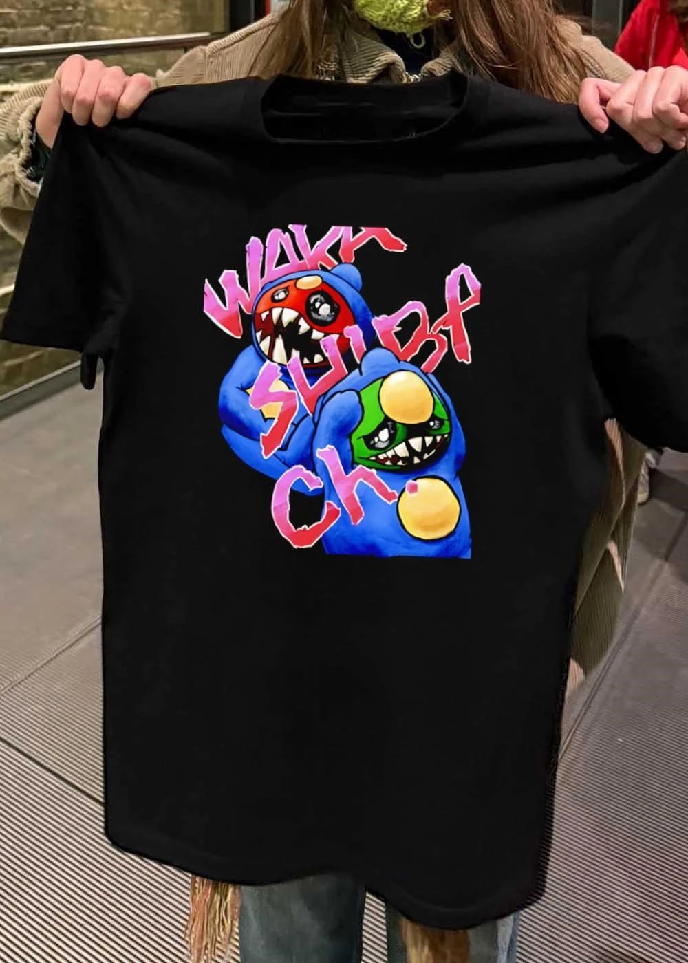 Wakk Slurp Ch Graffiti Red And Green Creepy Cute - Adult & Kids T-Shirts, Sweatshirts & Hoodies apparel design preview 2