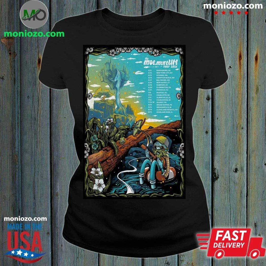 Original MoementUM Tour 2026 moe. Poster - Adult & Kids T-Shirts, Sweatshirts & Hoodies apparel design preview 1