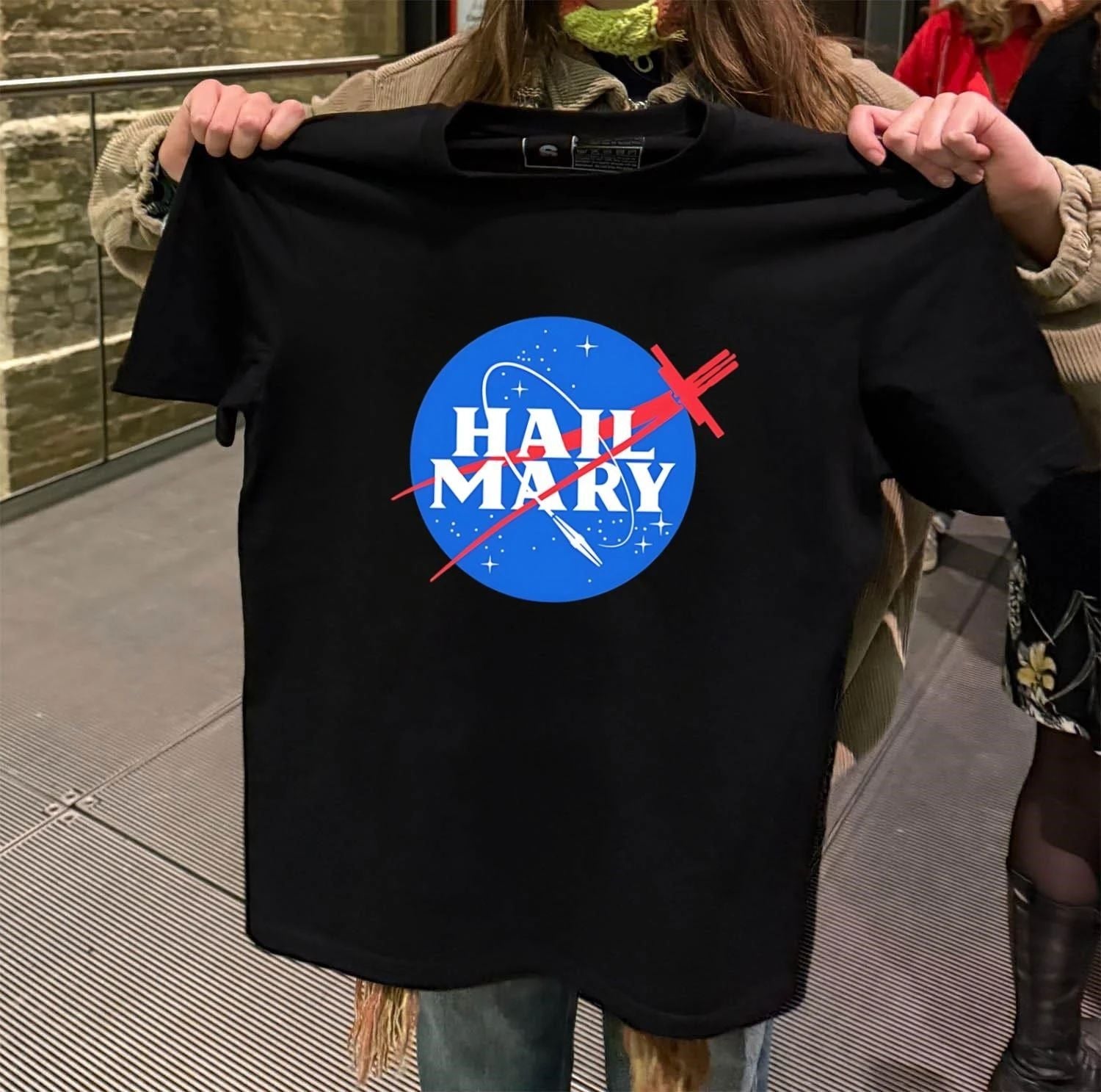 Nasa Hail Mary - Adult & Kids T-Shirts, Sweatshirts & Hoodies apparel design preview 2