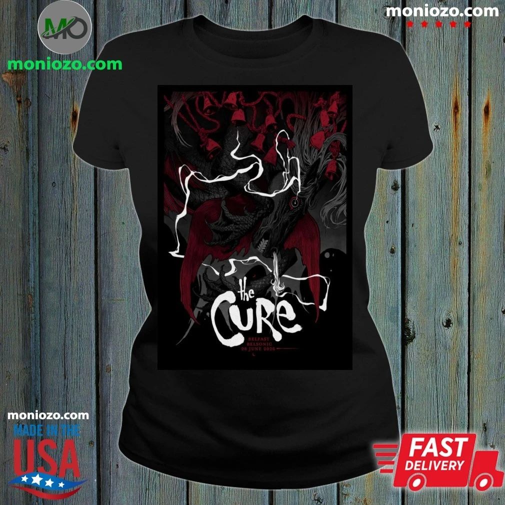 Original The Cure Belfast Northern Ireland June 28 - Adult & Kids T-Shirts, Sweatshirts & Hoodies apparel design preview 1