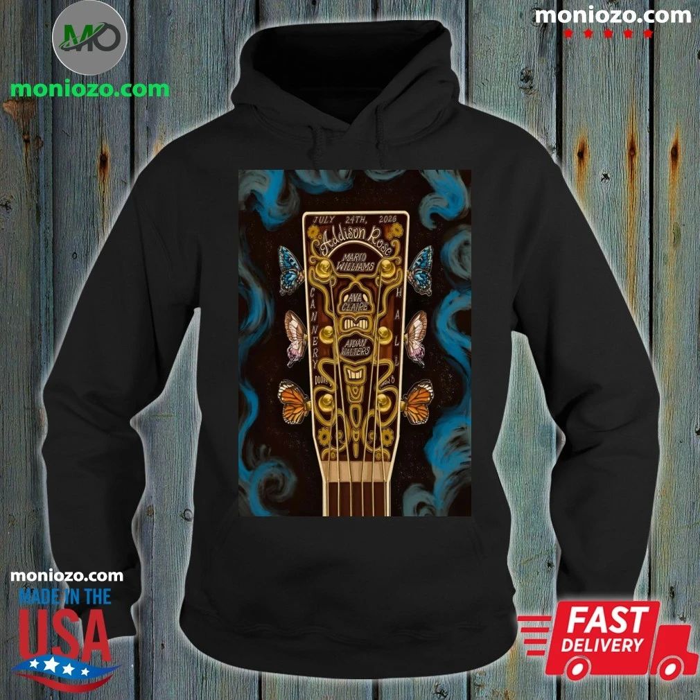 Original Addison Rose In Nashville TN On July 24 2026 - Adult & Kids T-Shirts, Sweatshirts & Hoodies apparel design preview 2