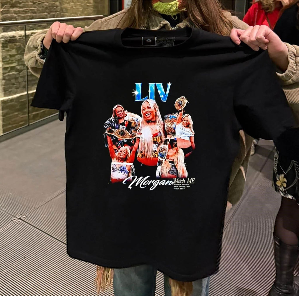 Liv Morgan Watch Me Gionna Daddio New Jersey USA - Adult & Kids T-Shirts, Sweatshirts & Hoodies apparel design preview 2