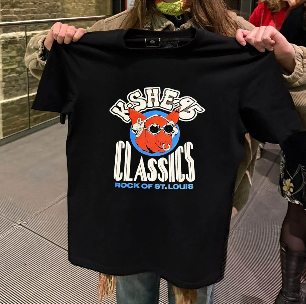 KSHE 95 Classics Rock Of St. Louis Radio Station - Adult & Kids T-Shirts, Sweatshirts & Hoodies apparel design preview 2