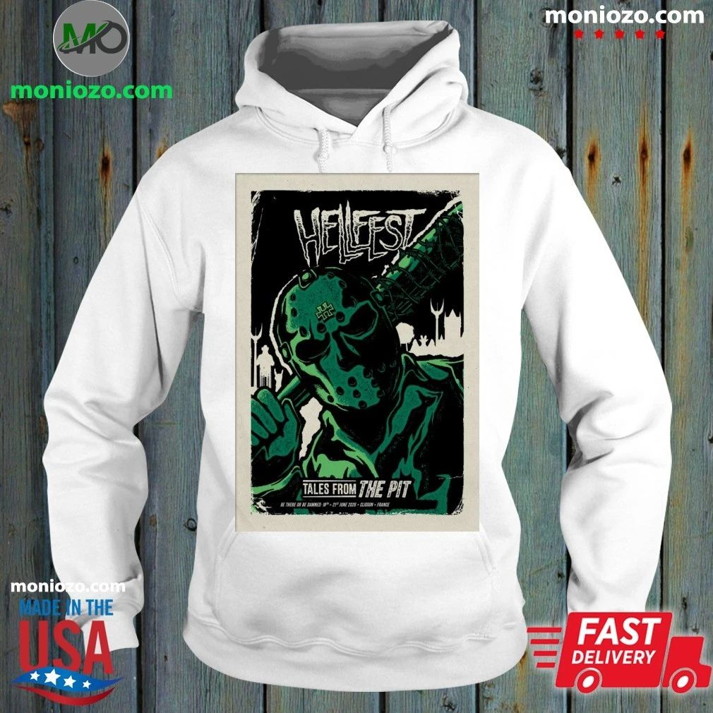 Hellfest In Clisson, France On June 18-21 2026 Poster - Adult & Kids T-Shirts, Sweatshirts & Hoodies apparel design preview 2