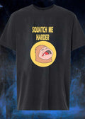 Squatch Me Harder Yellow Circle Angry Bigfoot - Adult & Kids T-Shirts, Sweatshirts & Hoodies apparel design preview 1