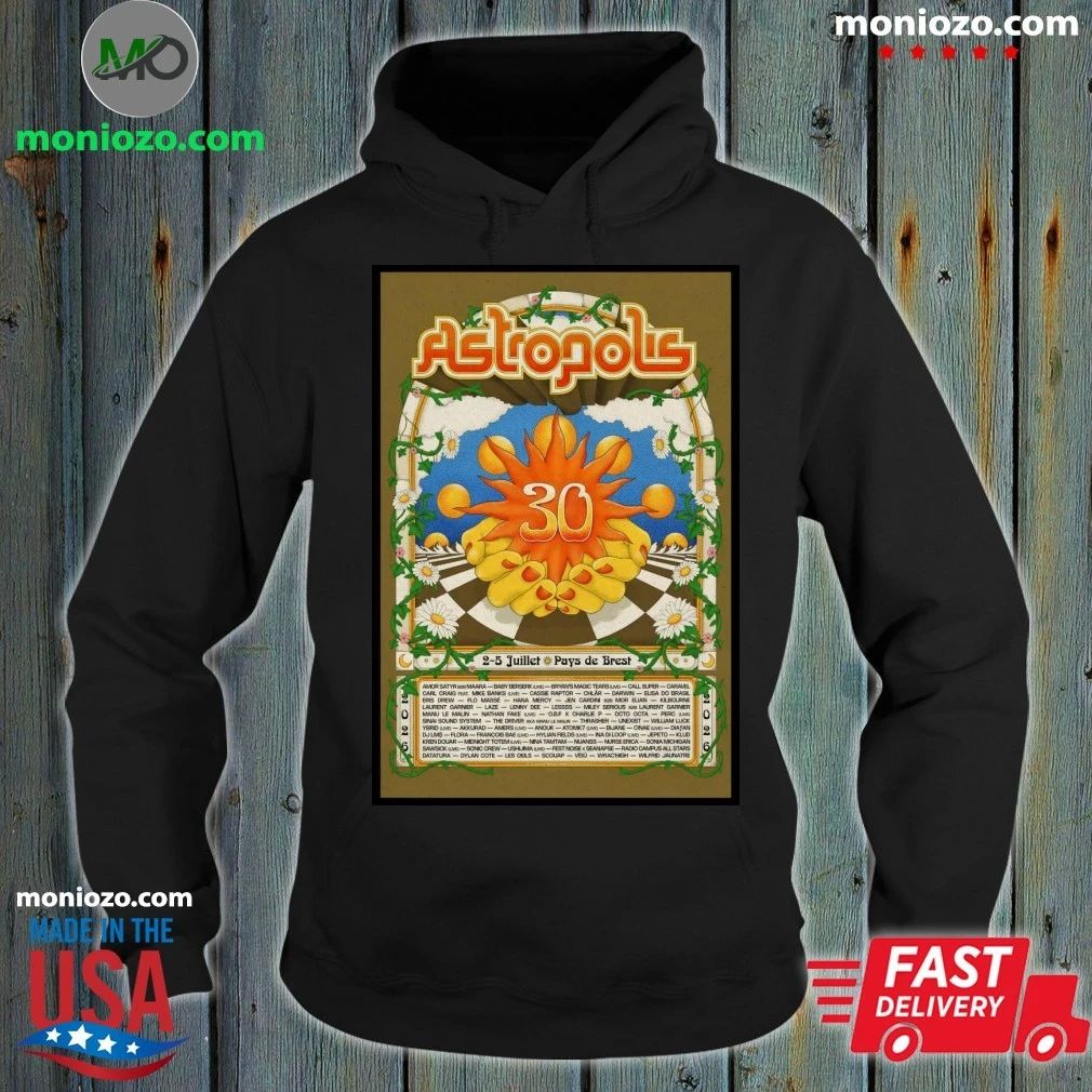 Original Astropolis Pays de Brest France 7 2-7 5 2026 - Adult & Kids T-Shirts, Sweatshirts & Hoodies apparel design preview 2