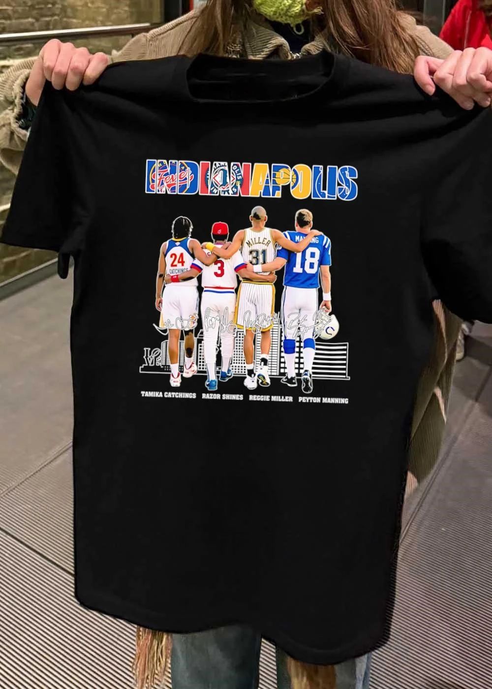 Indianapolis Sports Legends Team Logos - Adult & Kids T-Shirts, Sweatshirts & Hoodies apparel design preview 2
