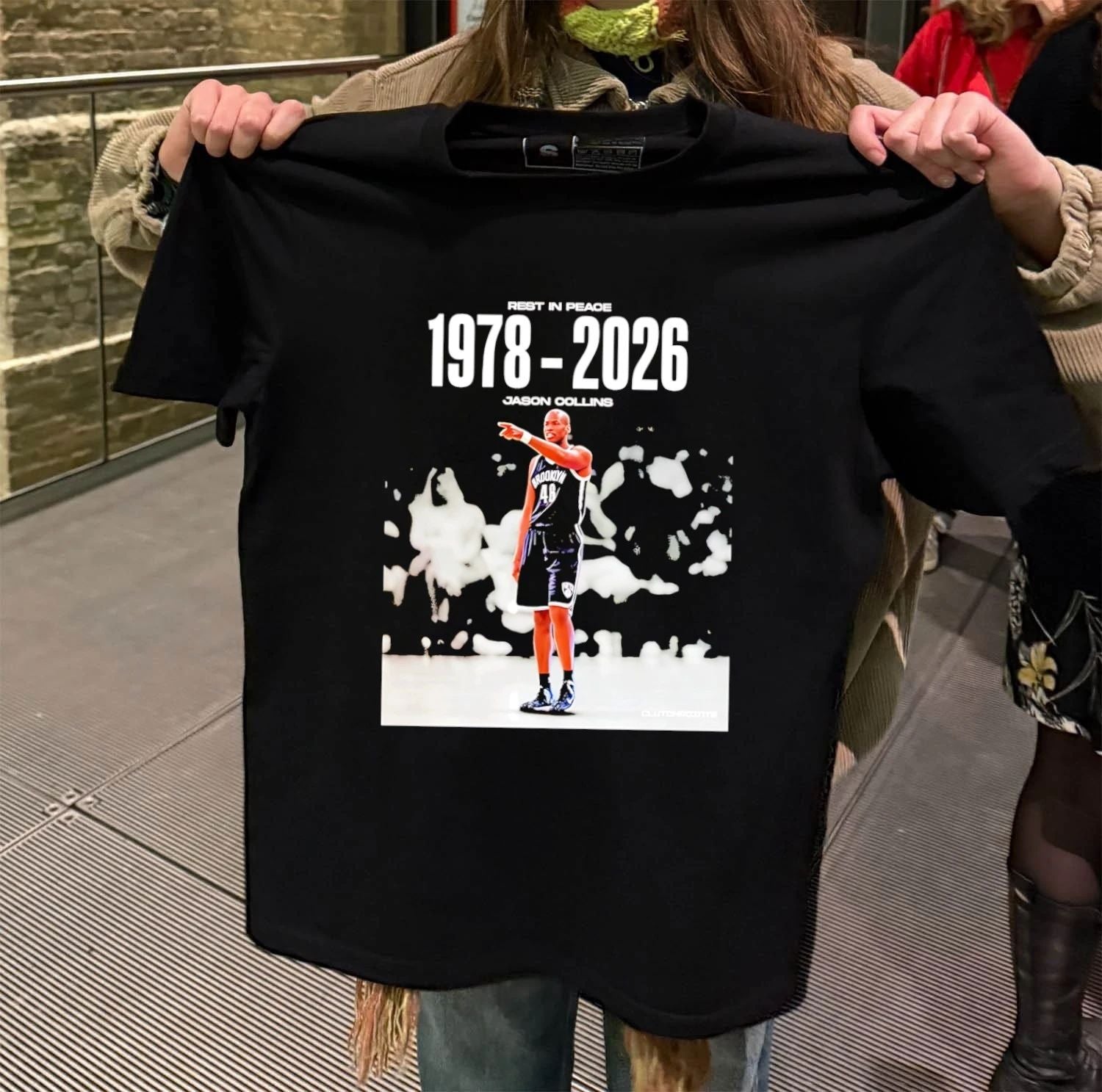 Rip Jason Collins 1978-2026 - Adult & Kids T-Shirts, Sweatshirts & Hoodies apparel design preview 2