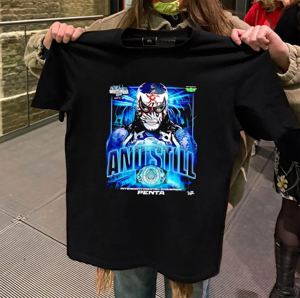 Penta 2026 Wrestlemania Las Vegas Intercontinental - Adult & Kids T-Shirts, Sweatshirts & Hoodies apparel design preview 2